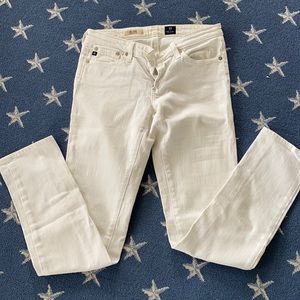 AG The Stilt Size 27 white jeans